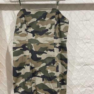 H&M camo dress